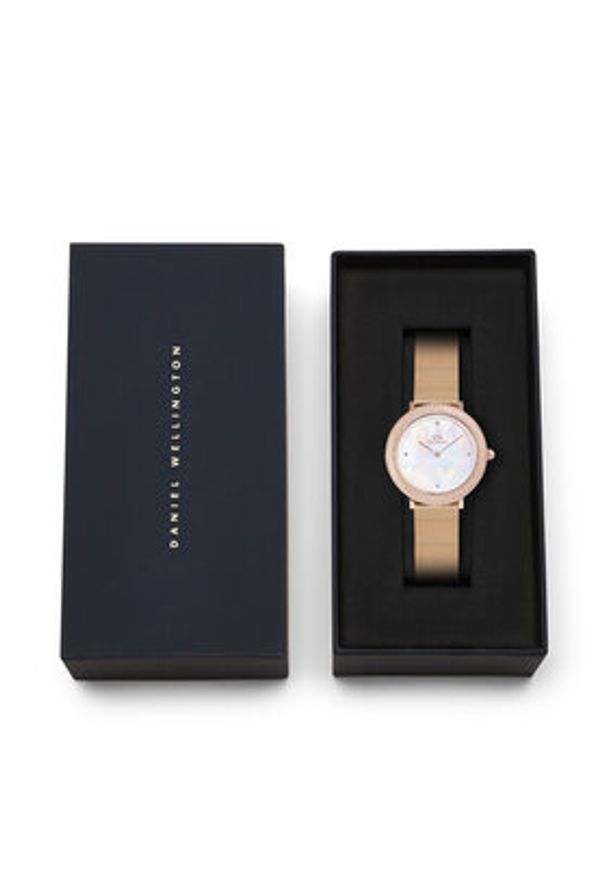 Daniel Wellington Zegarek Crystalline Bezel 3 DW00100823 Różowe złoto. Kolor: złoty, różowy, wielokolorowy