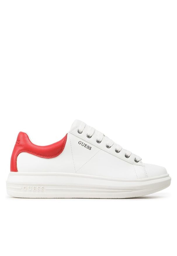 Guess Sneakersy Vibo FM5VIB ELE12 Biały. Kolor: biały. Materiał: skóra