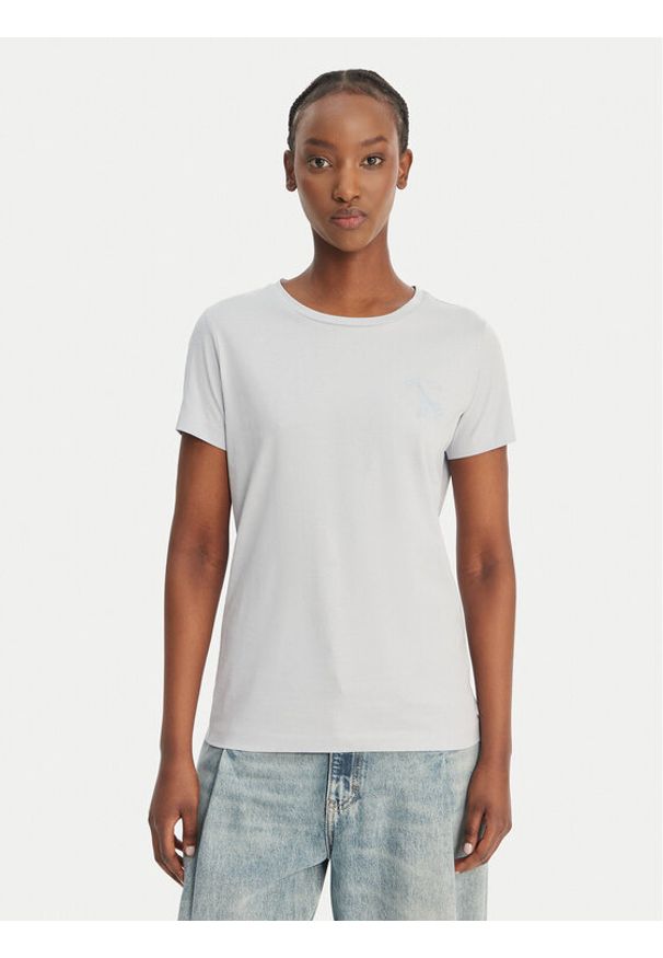 BOSS T-Shirt C_Elove_4 50559077 Niebieski Slim Fit. Kolor: niebieski. Materiał: bawełna