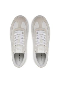 TOMMY HILFIGER - Tommy Hilfiger Sneakersy Th Cupset Summer Lth FM0FM05487 Biały. Kolor: biały. Materiał: skóra #6