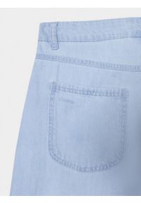 outhorn - Jeansy balloon damskie - niebieskie. Stan: podwyższony. Kolor: niebieski. Materiał: jeans #4