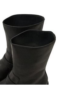 Pollini Botki SA24086G1LTC0000 Czarny. Kolor: czarny. Materiał: skóra