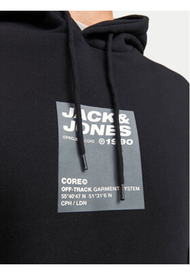 Jack & Jones - Jack&Jones Bluza Terrain 12271202 Czarny Standard Fit. Kolor: czarny. Materiał: syntetyk