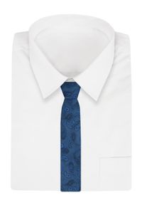 Alties - Krawat - ALTIES - Ciemnoniebieski, Paisley. Kolor: niebieski. Materiał: tkanina. Wzór: paisley. Styl: elegancki, wizytowy #2