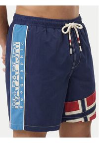 Napapijri Szorty kąpielowe V-Reflect NP0A4G6H Granatowy Regular Fit. Kolor: niebieski. Materiał: syntetyk #2