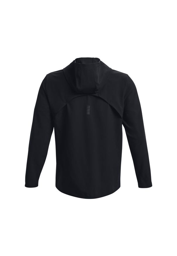 Under Armour - Kurtka do biegania męska UNDER ARMOUR OUTRUN THE STORM JACKET. Kolor: czarny. Materiał: materiał