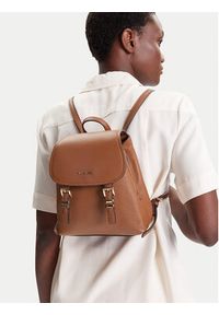 MICHAEL Michael Kors Plecak Quinn 30T5GQNB0L Brązowy. Kolor: brązowy. Materiał: skóra