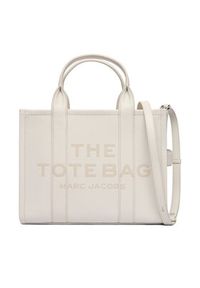 MARC JACOBS - Marc Jacobs Torebka The Leather Medium Tote H004L01PF21 Écru. Materiał: skórzane #2