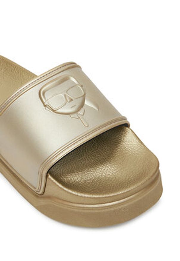 Karl Lagerfeld - KARL LAGERFELD Klapki Kondominium KL88819 Złoty. Kolor: złoty. Materiał: syntetyk