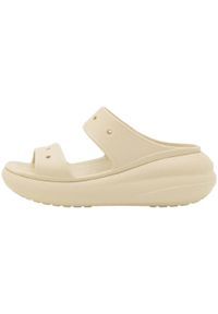 Sandały damskie na platformie Crocs CRUSH. Kolor: biały, wielokolorowy, beżowy. Obcas: na platformie. Styl: sportowy