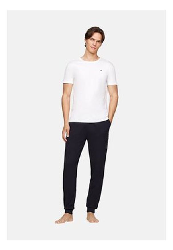 TOMMY HILFIGER - Tommy Hilfiger T-Shirt q-roa-34858 Biały Regular Fit. Kolor: biały. Materiał: bawełna