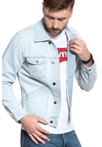 Wrangler - KURTKA JEANSOWA WRANGLER 124MJ BLUE RHAPSODY W4MJUG13I. Materiał: jeans #6