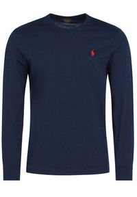 Polo Ralph Lauren Longsleeve Classics 710671468024 Granatowy Slim Fit. Typ kołnierza: polo. Kolor: niebieski. Materiał: bawełna. Długość rękawa: długi rękaw