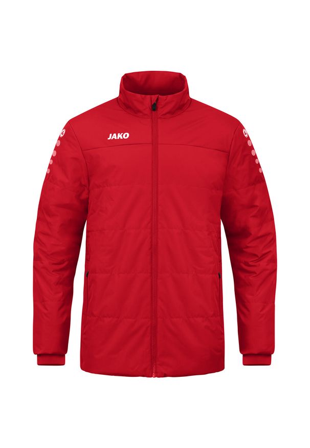 Kurtka pikowana Jako czerwona z izolacją termiczną. Kolor: czerwony. Materiał: poliester