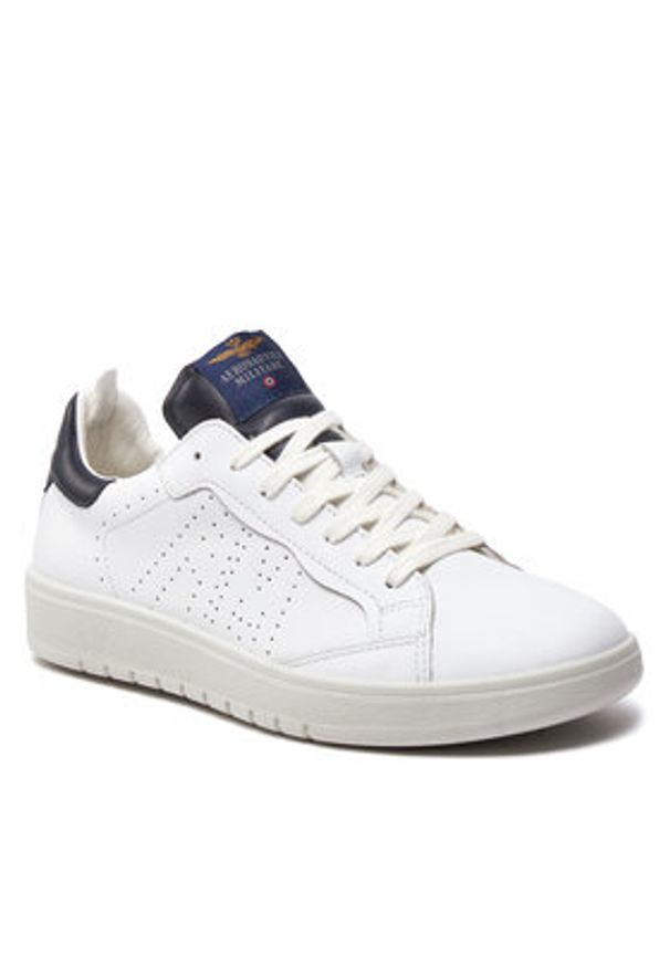 Aeronautica Militare Sneakersy 241SC268DPL212 Biały. Kolor: biały. Materiał: skóra