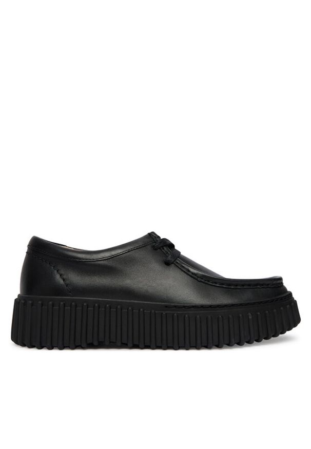 Clarks Półbuty Torhill Bee 26186665 Czarny. Kolor: czarny. Materiał: skóra