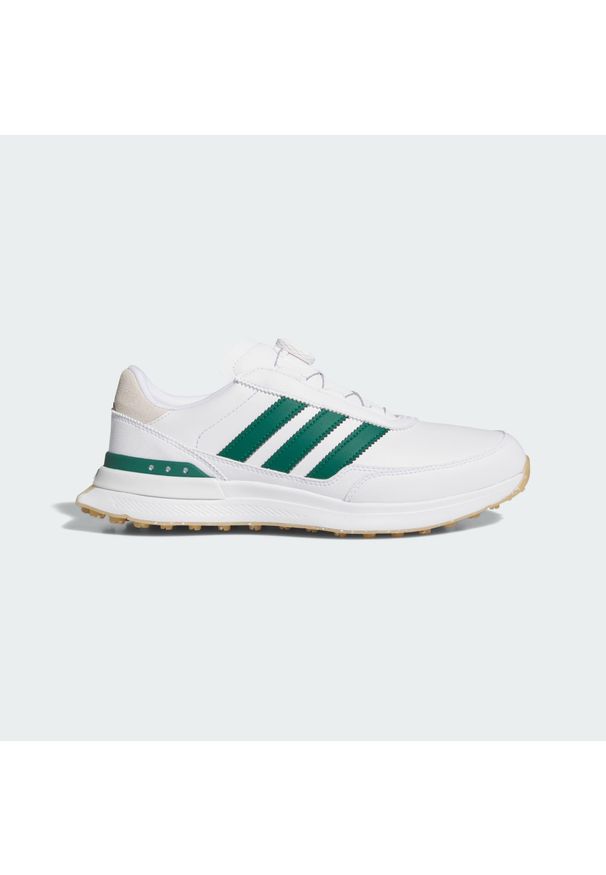 Adidas - Buty Do Gry W Golfa S2G 26 Boa Bez Kolców. Kolor: biały, wielokolorowy, brązowy, zielony. Sport: golf