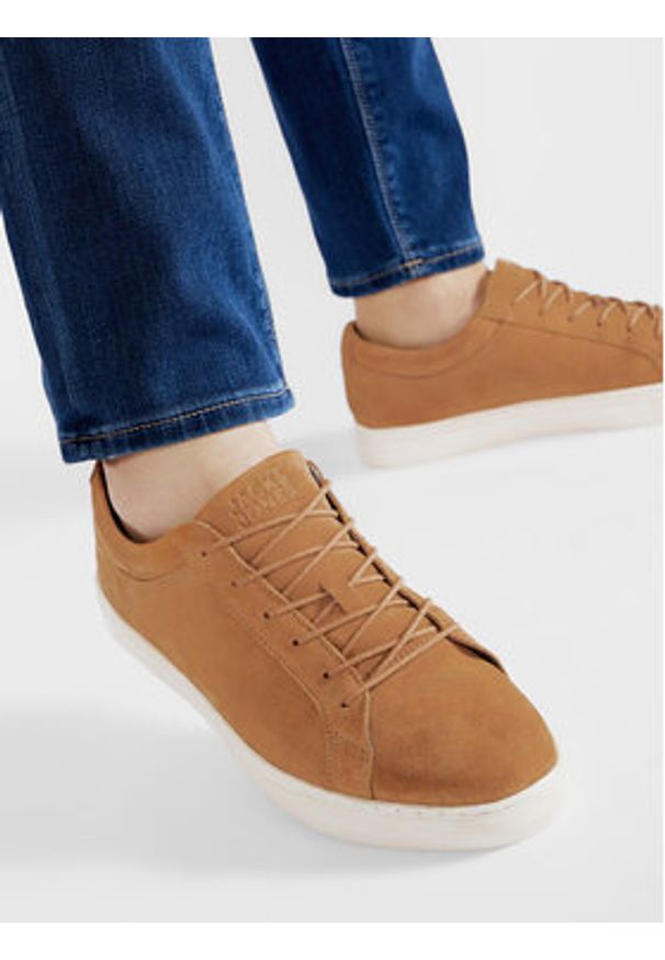 Jack & Jones Sneakersy Jfwgalaxy 12201284 Brązowy. Kolor: brązowy. Materiał: zamsz, skóra