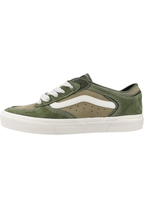 Tenisówki Vans Model Rowley Classic Kolor Zielony. Kolor: zielony. Materiał: zamsz, tkanina