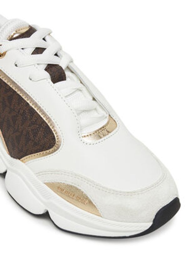 MICHAEL Michael Kors Sneakersy Renny 43F5RNFS2S Biały. Kolor: biały. Materiał: skóra