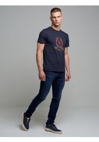 Big-Star - Spodnie jeans męskie Terry Slim 557. Stan: obniżony. Kolor: niebieski #6