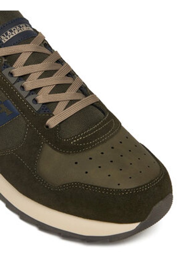 Napapijri Sneakersy Stab NP0A88XI Kolorowy. Materiał: zamsz, skóra. Wzór: kolorowy