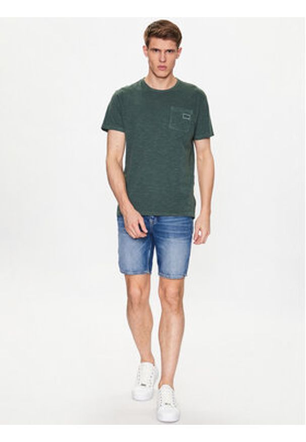 Guess Szorty jeansowe Rodeo M3GD27 D4T9G Granatowy Regular Fit. Kolor: niebieski. Materiał: bawełna