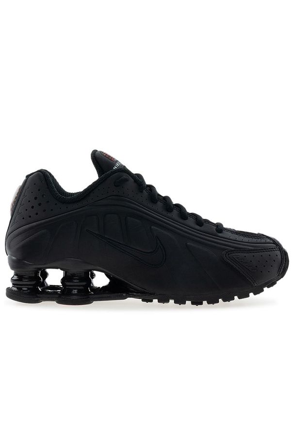 Buty damskie Nike Shox R4 AR3565-004 - czarne. Kolor: czarny. Materiał: guma, syntetyk, materiał. Szerokość cholewki: normalna. Sezon: lato