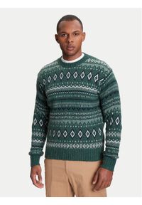 United Colors of Benetton - United Colors Of Benetton Sweter 1137K107V Zielony Regular Fit. Kolor: zielony. Materiał: wełna
