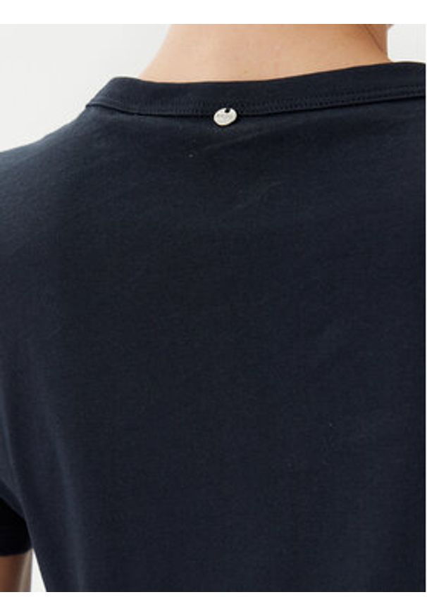 BOSS T-Shirt C_Elogo_21 50540260 Granatowy Slim Fit. Kolor: niebieski. Materiał: bawełna