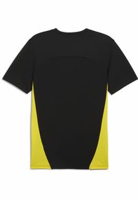 Puma - Męska koszulka treningowa Borussia Dortmund PUMA Black Faster Yellow. Kolor: czarny, żółty, wielokolorowy