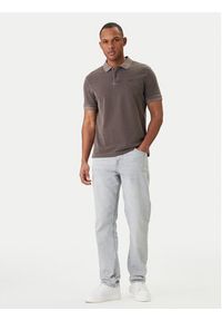 JOOP! Jeans Polo Ambrosian 30045619 Brązowy Modern Fit. Typ kołnierza: polo. Kolor: brązowy. Materiał: bawełna #3