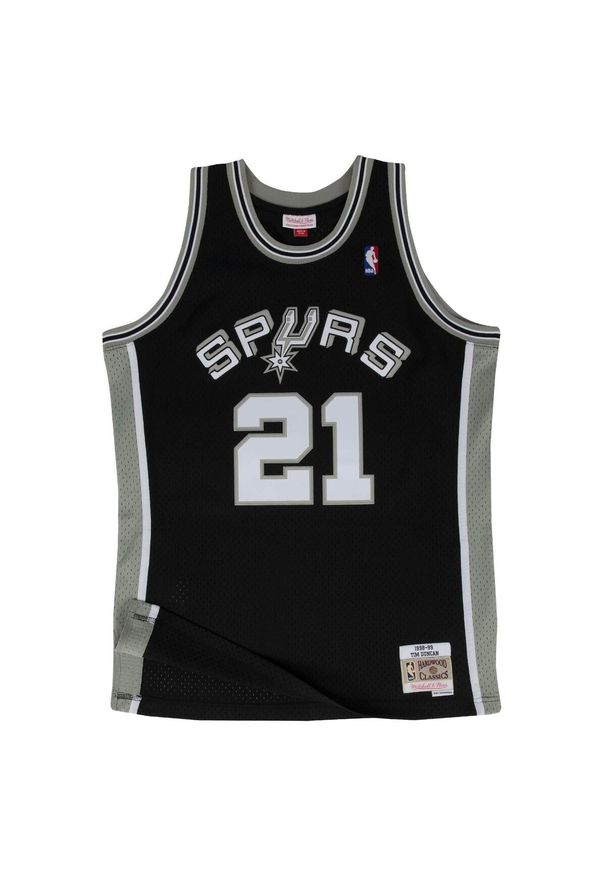Mitchell & Ness - Koszulka Nba San Antonio Spurs Tim Duncan. Kolor: czarny, biały, wielokolorowy. Sport: koszykówka