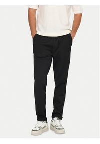 Only & Sons Spodnie materiałowe Linus 22029924 Czarny Tapered Fit. Kolor: czarny. Materiał: syntetyk
