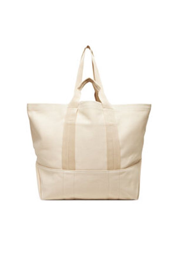 Tommy Jeans Torebka Tjw Tote Edition Canvas AW0AW17542 Beżowy. Kolor: beżowy