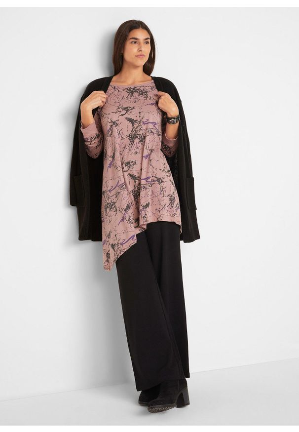 bonprix - Długi kardigan. Kolor: czarny. Długość: długie