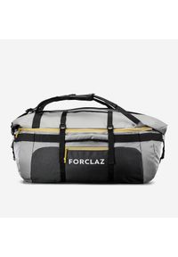 FORCLAZ - Torba trekkingowa Forclaz Duffel 500 Extend 80-120 litrów. Kolor: szary. Materiał: tkanina, materiał