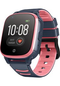 FOREVER - Smartwatch Forever KW-500 Czarno-różowy. Rodzaj zegarka: smartwatch. Kolor: różowy, wielokolorowy, czarny #1