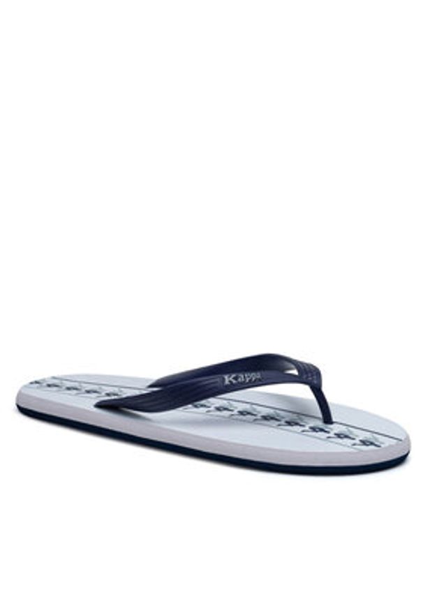 Kappa Japonki 371G1LW White - Blue Marine - Grey Lt Lead Kolorowy. Materiał: materiał, syntetyk. Wzór: kolorowy. Styl: marine