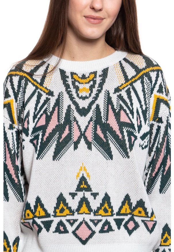 Wrangler - DAMSKI SWETER WRANGLER GEO KNIT CLOUD BLUE W8N5QCB03 112132405