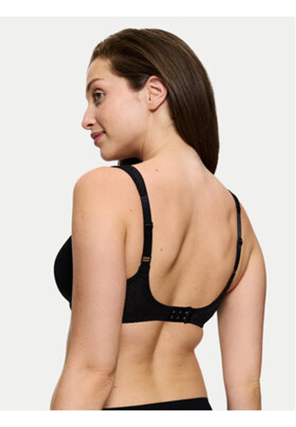 Triumph Biustonosz z fiszbiną Comfort Minimizer 10166827 Czarny. Kolor: czarny. Materiał: syntetyk