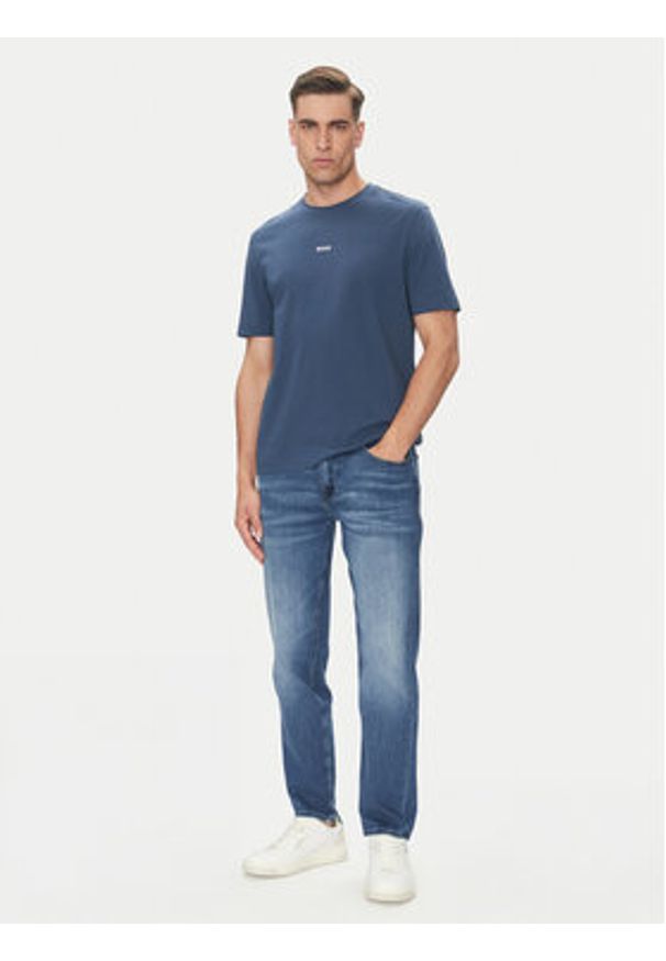 BOSS T-Shirt Tchup 50473278 Niebieski Relaxed Fit. Kolor: niebieski. Materiał: bawełna