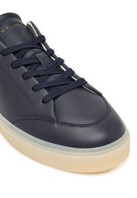 TOMMY HILFIGER - Tommy Hilfiger Sneakersy Th Chic Sneaker Elevated FW0FW09400 Granatowy. Kolor: niebieski. Materiał: skóra #2
