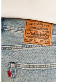 Levi's® - Levi's - Jeansy 501 Justin Timberlake. Okazja: na spotkanie biznesowe. Kolor: niebieski. Materiał: jeans. Styl: biznesowy #4