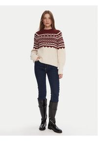 Barbour Sweter LKN1684MI11 Écru Regular Fit. Materiał: wełna #4