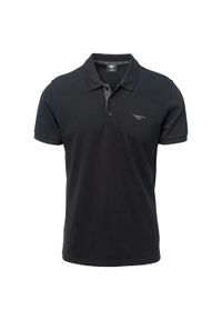 Hi-tec - Męska Koszulka Polo Micko II. Typ kołnierza: polo. Kolor: czarny