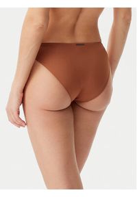 Calvin Klein Swimwear Dół od bikini KW0KW02705 Brązowy. Kolor: brązowy. Materiał: syntetyk #2