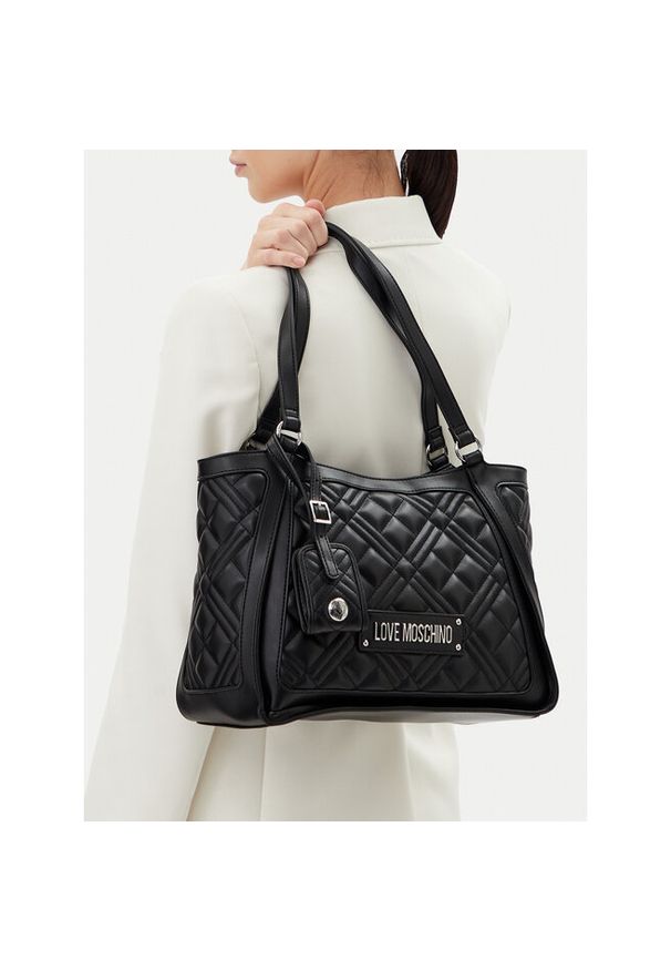Love Moschino - Torebka LOVE MOSCHINO. Kolor: czarny