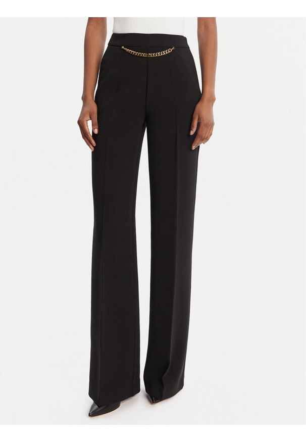 Marciano Guess Spodnie materiałowe 5YGB01 7357A Czarny Regular Fit. Kolor: czarny. Materiał: syntetyk