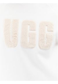 Ugg Bluza Madeline Fuzzy Logo 1123718 Biały Regular Fit. Kolor: biały. Materiał: bawełna